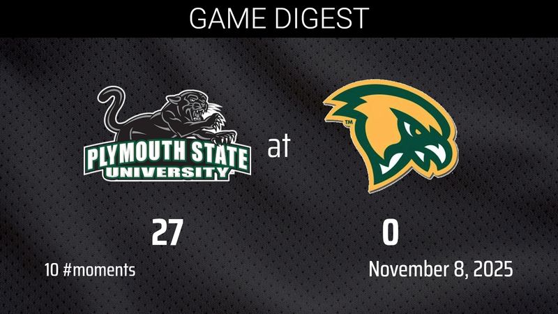 Game Digest - FIT at PANTHERS Football 2025/11/08