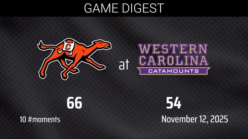 Game Digest - WCU at CAMPBELL Women's basketball 2025/11/12