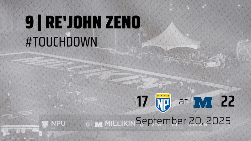 #shotgun Re'John Zeno (9) RB rush middle for 39 yards gain to the NPU 00 #touchdown, #firstdown. #rush #25yd+ #topOffense