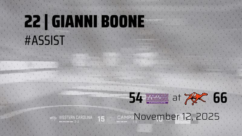 Gianni Boone (22) G tosses in a #layup, #assist by Ashleigh Battle (1) G