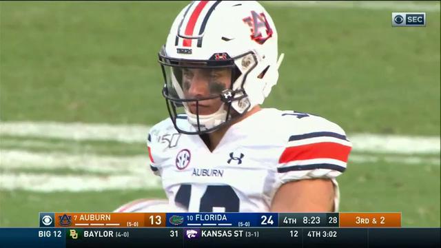 Weplayed Moment Bo Nix 10 Qb Complete To Jay Jay Wilson 42 Rb Jay Jay Wilson 42 Rb Pushed Ob At Aub 33 For 5 Yards Cj Henderson 1 Db